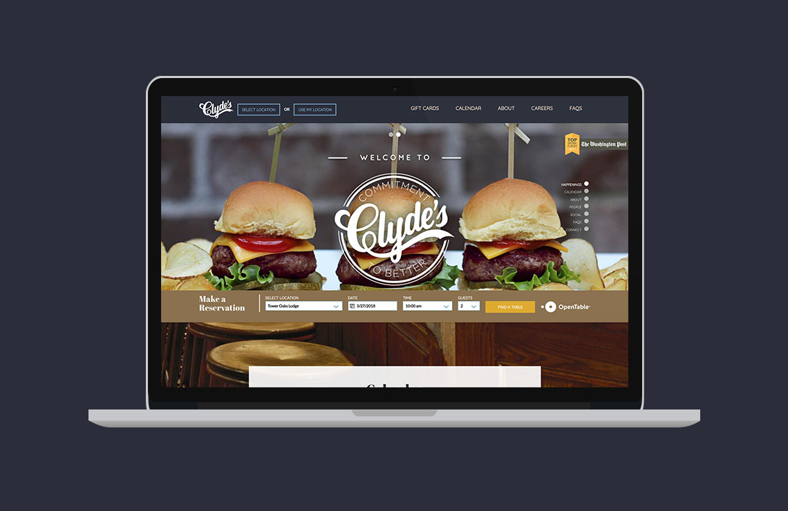 Clyde's Restaurant Group Multisite