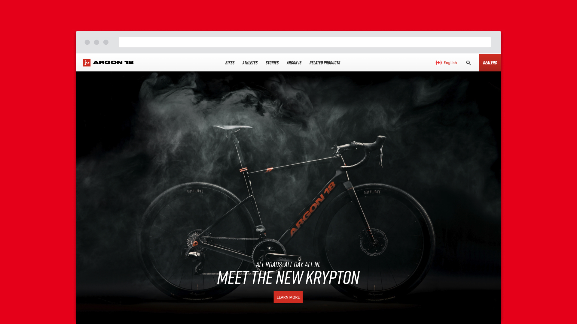 Argon 18 site web et e-commerce