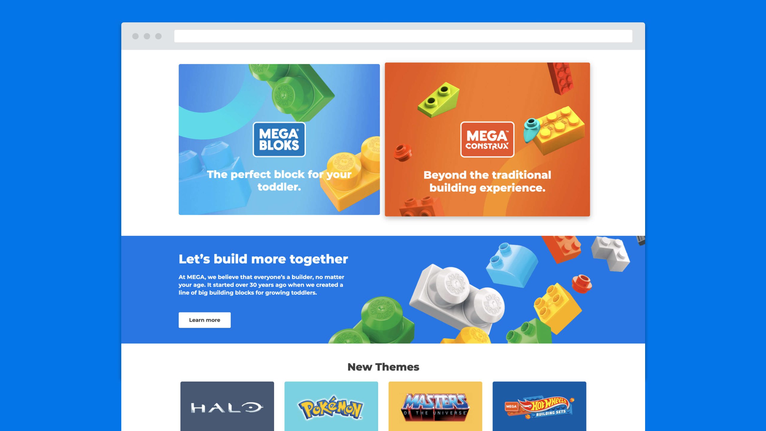 Site corporatif Mega Brands